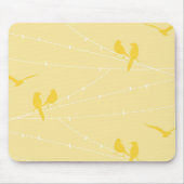 Birds on a wire マウスパッド (正面)