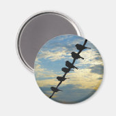 Birds on a wire マグネット (正面/裏面)