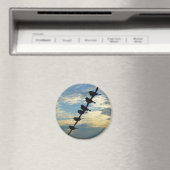 Birds on a wire マグネット (インサイチュ (食洗機))