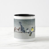 Birds on a Wire Mug マグカップ (中央)