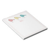 Birds on a Wire Notepad ノートパッド (アングル)