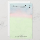 Birds on a wire Personal Stainable (正面/裏面)