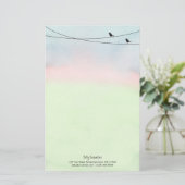 Birds on a wire Personal Stainable (スタンド正面)