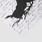 Birds on Branch Blackシルエットデクページフランスの 薄葉紙 (詳細)