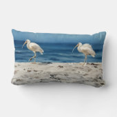 Birds on the Beach Siesta Key Pillow ランバークッション (裏面)