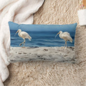 Birds on the Beach Siesta Key Pillow ランバークッション (ブランケット)