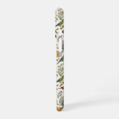 Birds Pattern iPhone 16ケース (左側面)