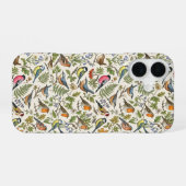 Birds Pattern iPhone 16ケース (裏面横)