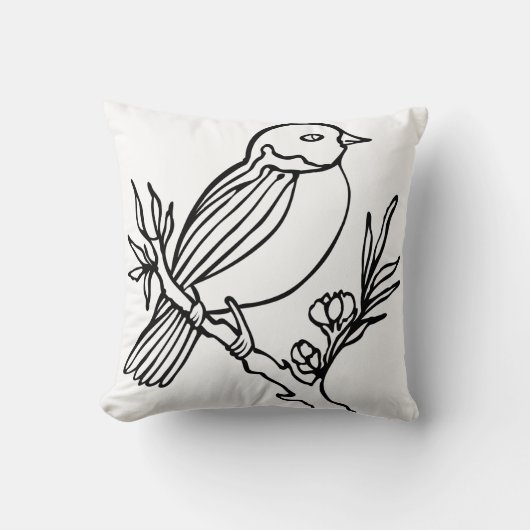 Birds pillows  クッション (正面)