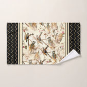 Birds Scene onアイボリー バスタオルセット (ハンドタオル)