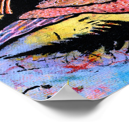 Birds Surrounded by Blue Sky ポスター (角)