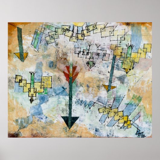 Birds Swooping Down and Arrows ポスター (正面)