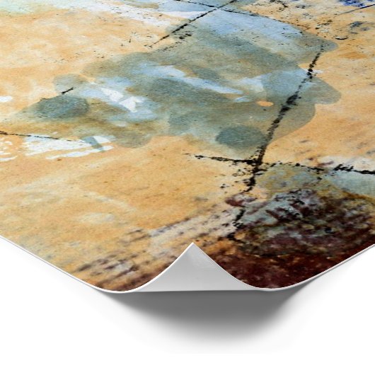 Birds Swooping Down and Arrows ポスター (角)