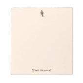 Birds the word：メモ帳 ノートパッド (正面)