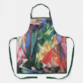 Birds (Vogel)by Franz Marc, Cubism Artヴィンテージ エプロン (正面)