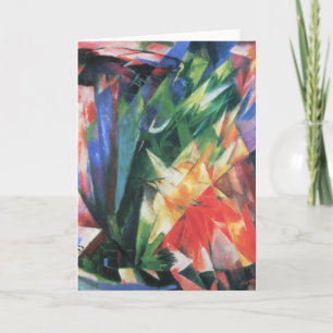 Birds (Vogel)by Franz Marc, Cubism Artヴィンテージ カード