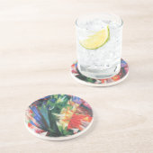 Birds (Vogel)by Franz Marc, Cubism Artヴィンテージ コースター (側面)