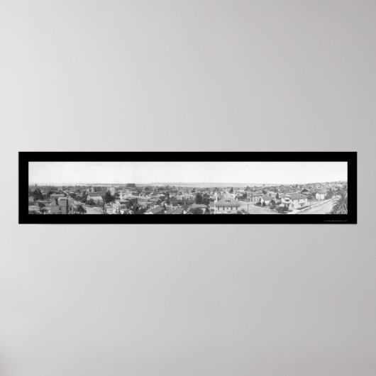 Birdseye San Diego CA写真1908 ポスター (正面)