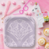 Birdsong Graden in Purple ペーパープレート (パーティー)