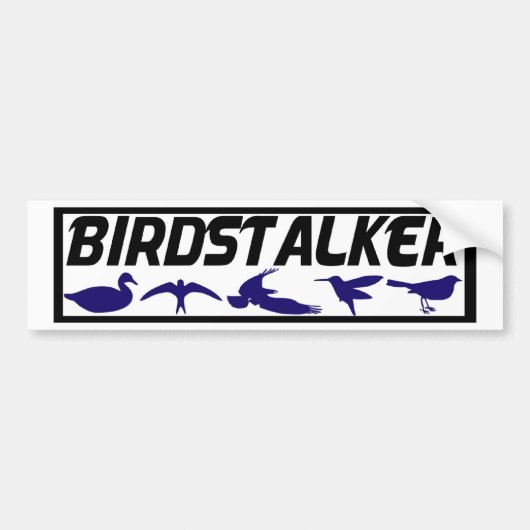 Birdstalker バンパーステッカー (正面)