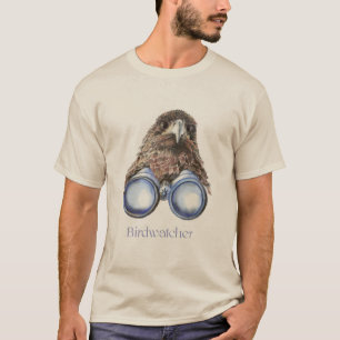 Birdwatcherのタカの野鳥観察調子を合わせるため Tシャツ