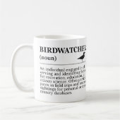Birdwatcher Definition Observation Identification コーヒーマグカップ (左)