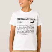 Birdwatcher Definition Observation Identification Tシャツ (正面)