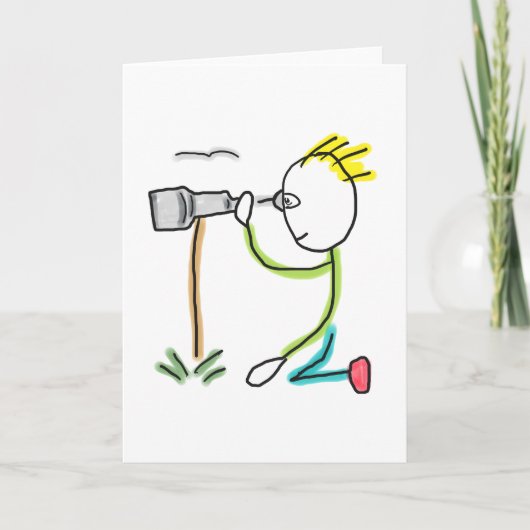 Birdwatching Stickman カード (正面)