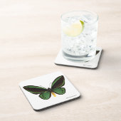 Birdwingの緑の蝶 コースター (右側)