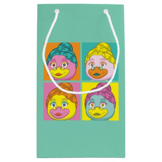 Birdy氏のポップアート スモールペーパーバッグ (裏面)