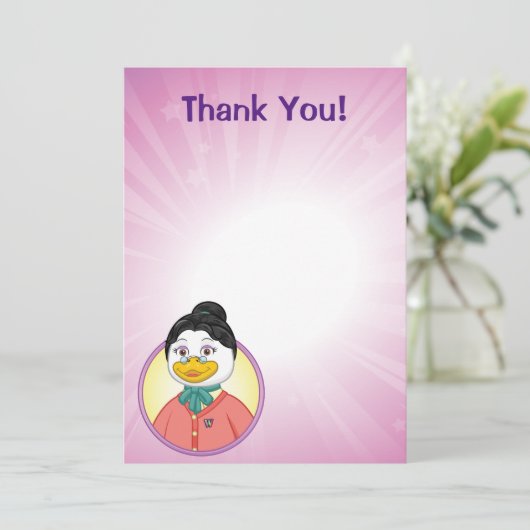 Birdy氏 サンキューカード (スタンド正面)