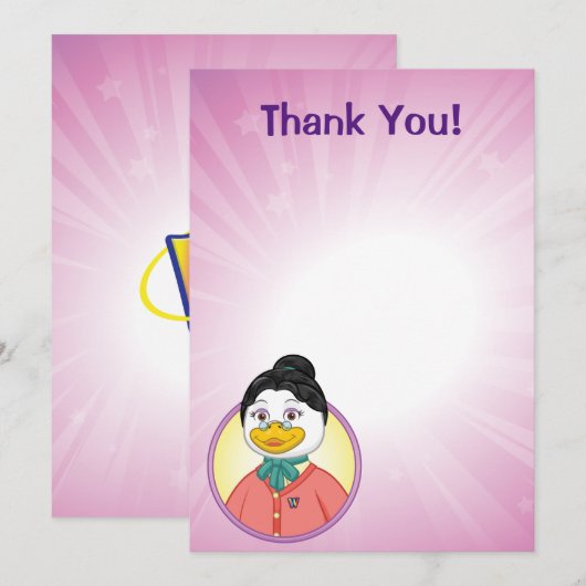 Birdy氏 サンキューカード (正面/裏面)