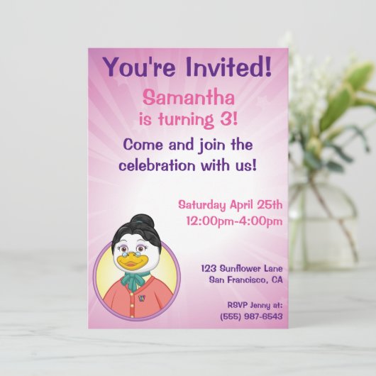 Birdy氏 招待状 (スタンド正面)