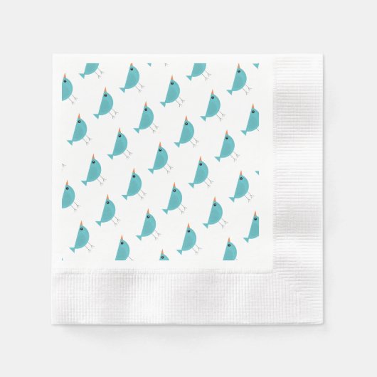 Birdy  縁ありカクテルナプキン (正面)