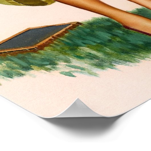 Birdy Pin Up ポスター (角)