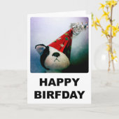 Birfday幸せなカード カード (黄色い花)