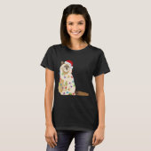 Birman Cat Christmas Lights Xmas Cat Tシャツ (正面フル)