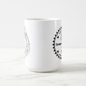 Birman Cat Portrait コーヒーマグカップ (中央)