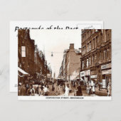 Birmingham, Corporation St c1950, Oldはがき ポストカード (正面/裏面)