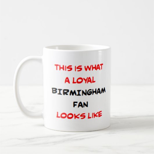 birmingham fan, loyal コーヒーマグカップ (左)