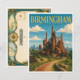 Birmingham Sloss Furnaces GeoSaga ポストカード