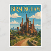 Birmingham Sloss Furnaces GeoSaga ポストカード (正面)