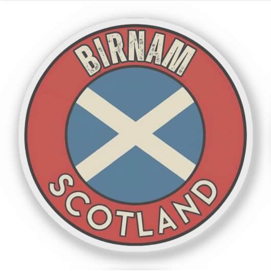 Birnam, Scotland シール (正面)