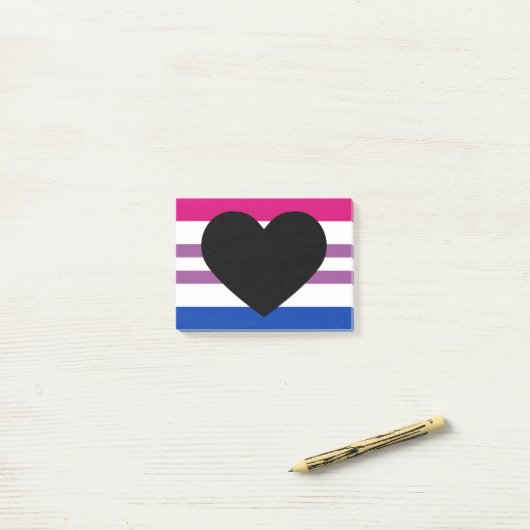 Biromantic Alternate Pride Flag  ポストイット (デスク上)