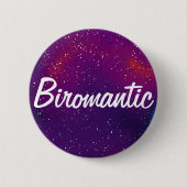 Biromantic Customizable Galaxy Identity 缶バッジ (正面)