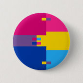 Biromantic Pansexual Pin 缶バッジ (正面)