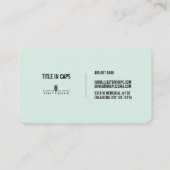 Birra – すべてのマネージャ 名刺 (裏面)