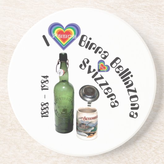 Birra Bellinzona Svizzera Bierdeckel コースター (正面)