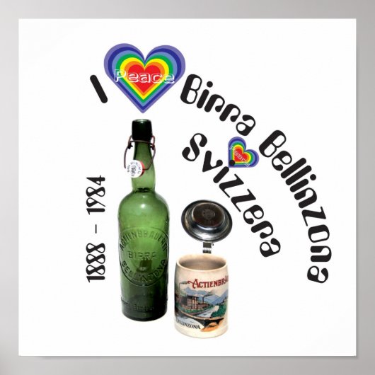 Birra Bellinzona Svizzzeraポスター ポスター (正面)