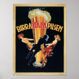 Birra Itala Pilsen ポスター